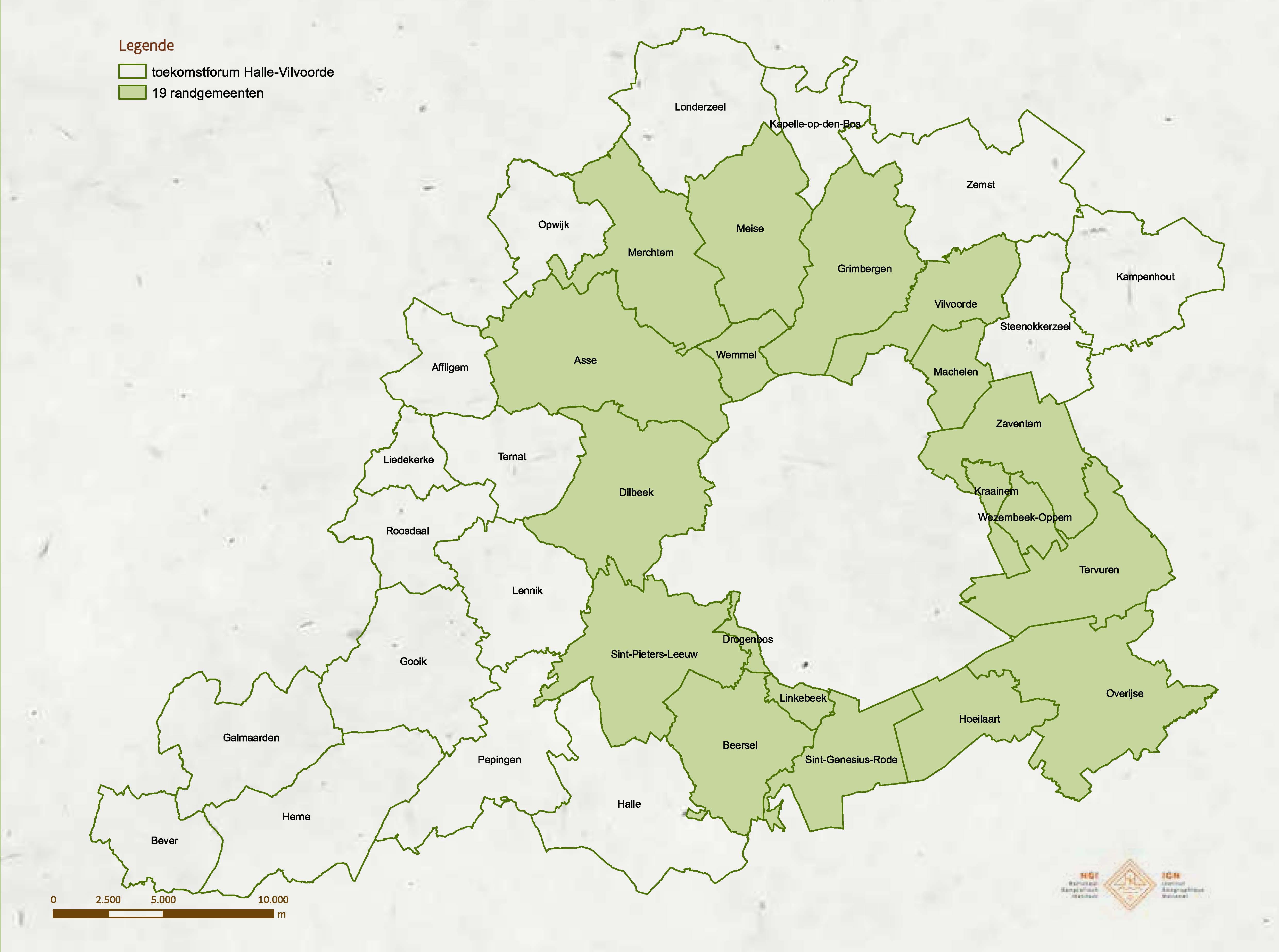 Kaart Groene Rand Projectoproep